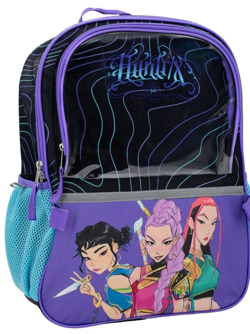Hunter Kids Purple and Black Backpack with Matching Bottle TF5